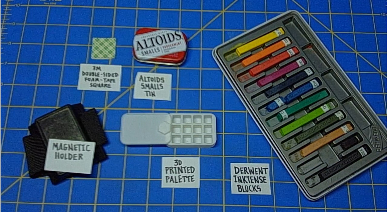 Some of the parts of the kit